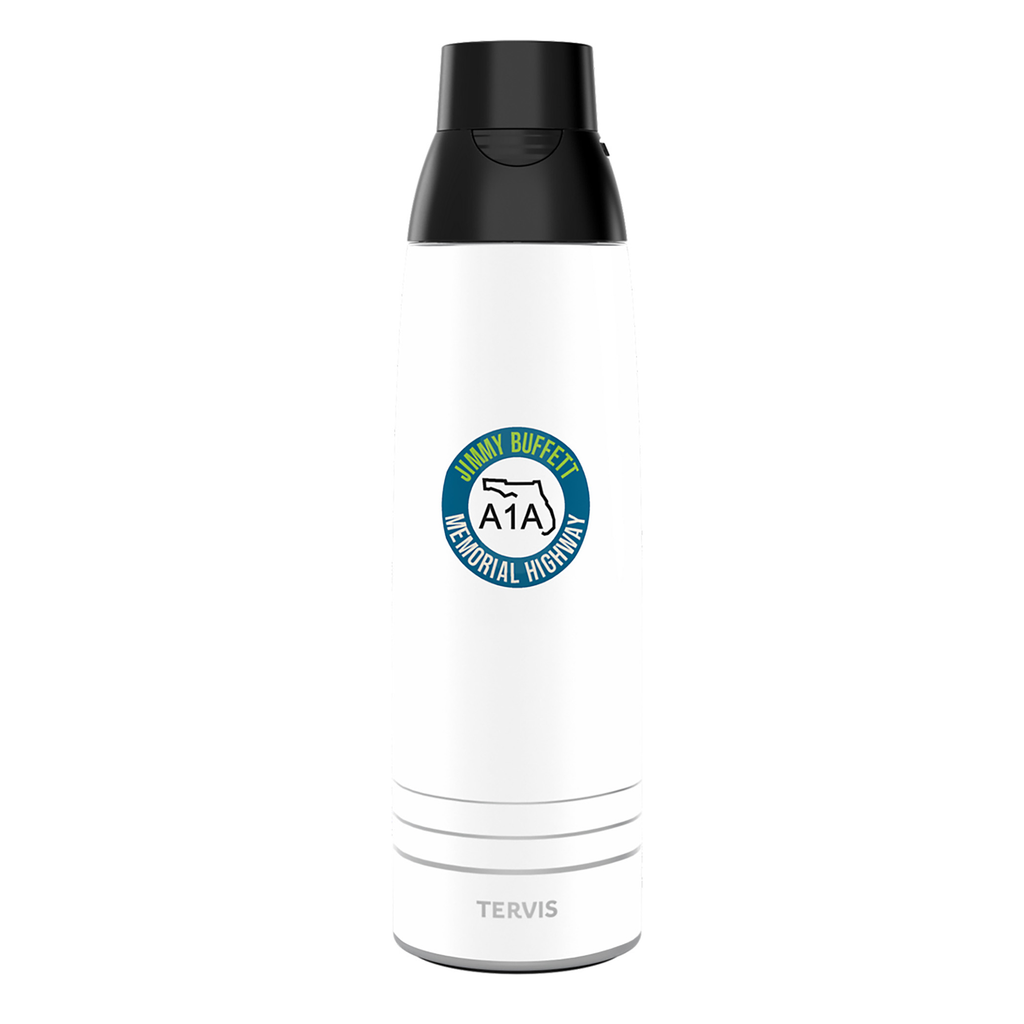 A1A Jimmy Buffett Memorial Highway Water Bottle