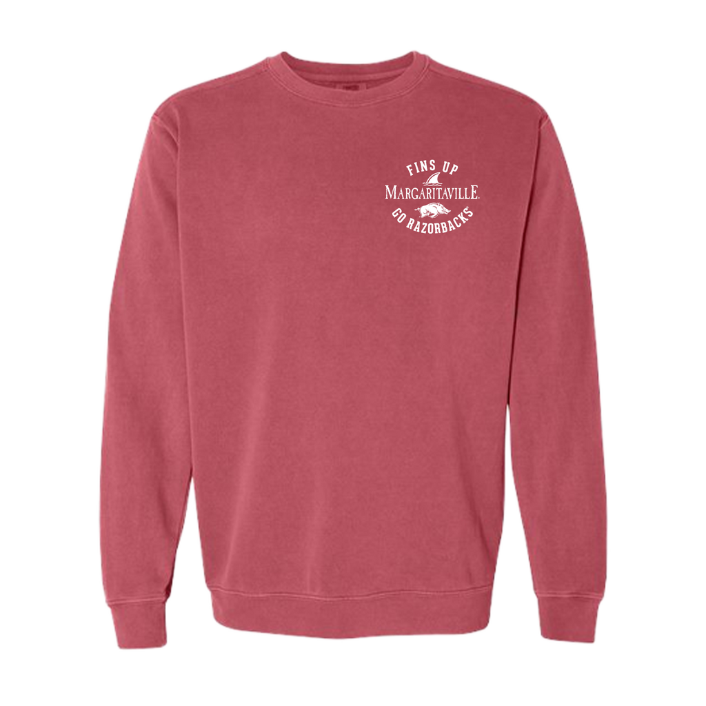 Margaritaville x Arkansas Razorbacks Collab Fins Up Crew
