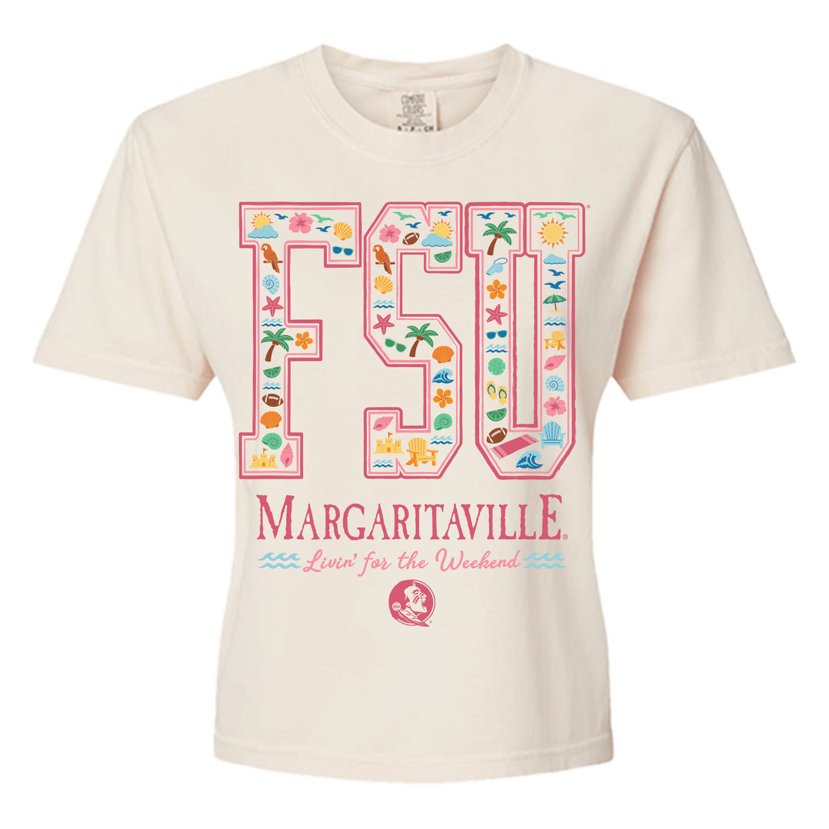 Margaritaville x Florida State Seminoles Collab Letters T-Shirt