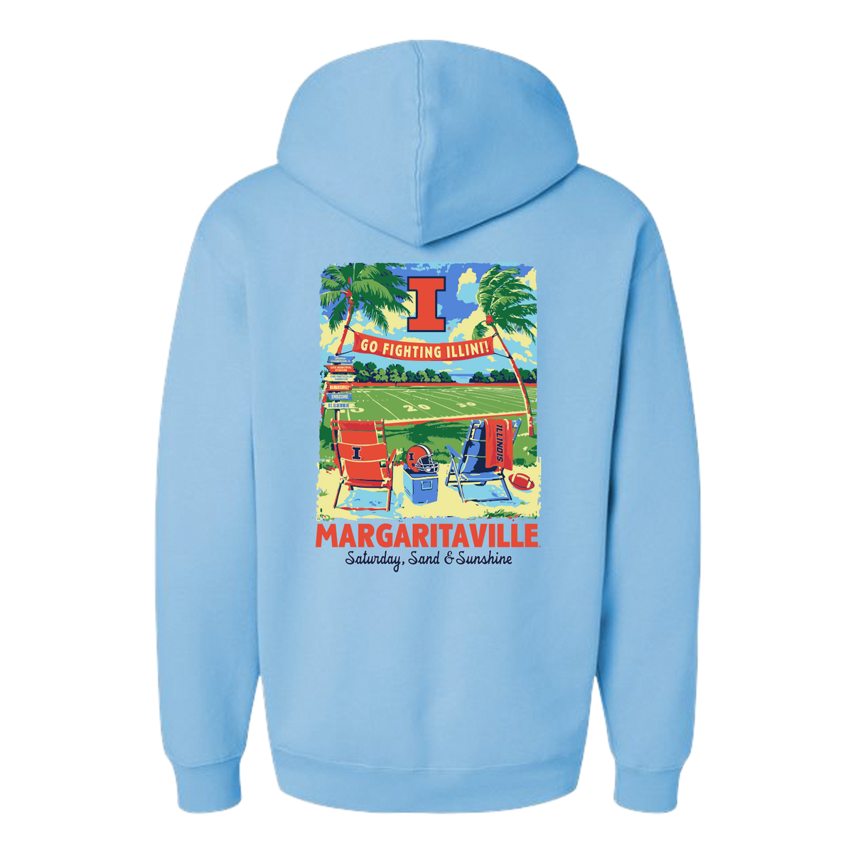 Margaritaville x Illinois Fighting Illini Collab Tailgate Hoodie