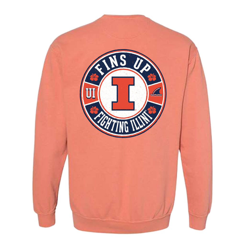 Margaritaville x Illinois Fighting Illini Collab Fins Up Crew
