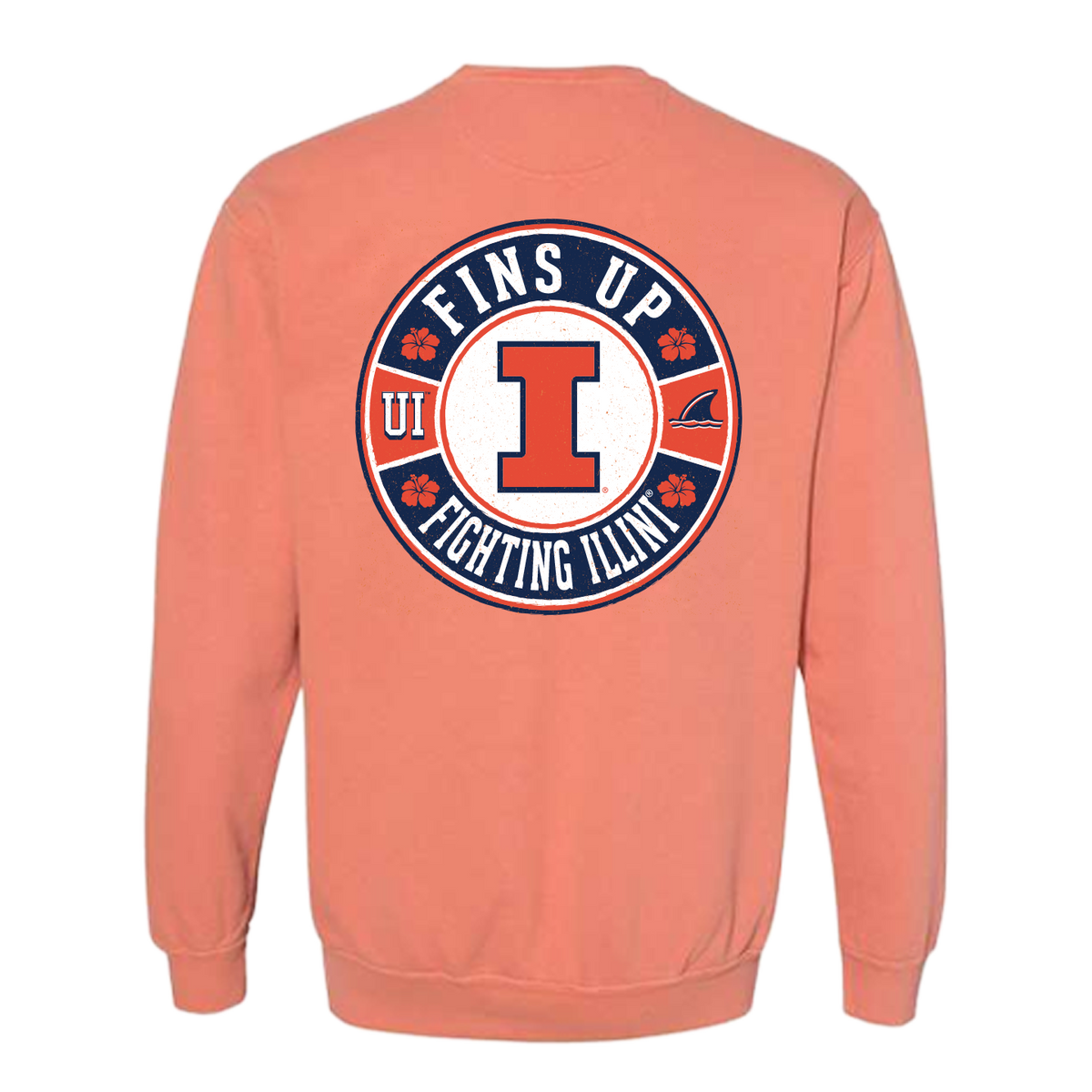 Margaritaville x Illinois Fighting Illini Collab Fins Up Crew