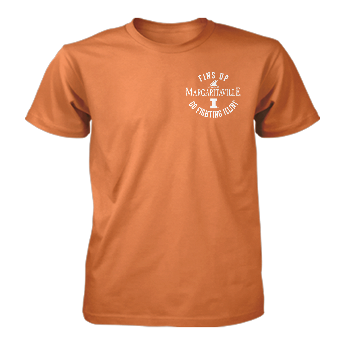 Margaritaville x Illinois Fighting Illini Collab Fins Up T-Shirt