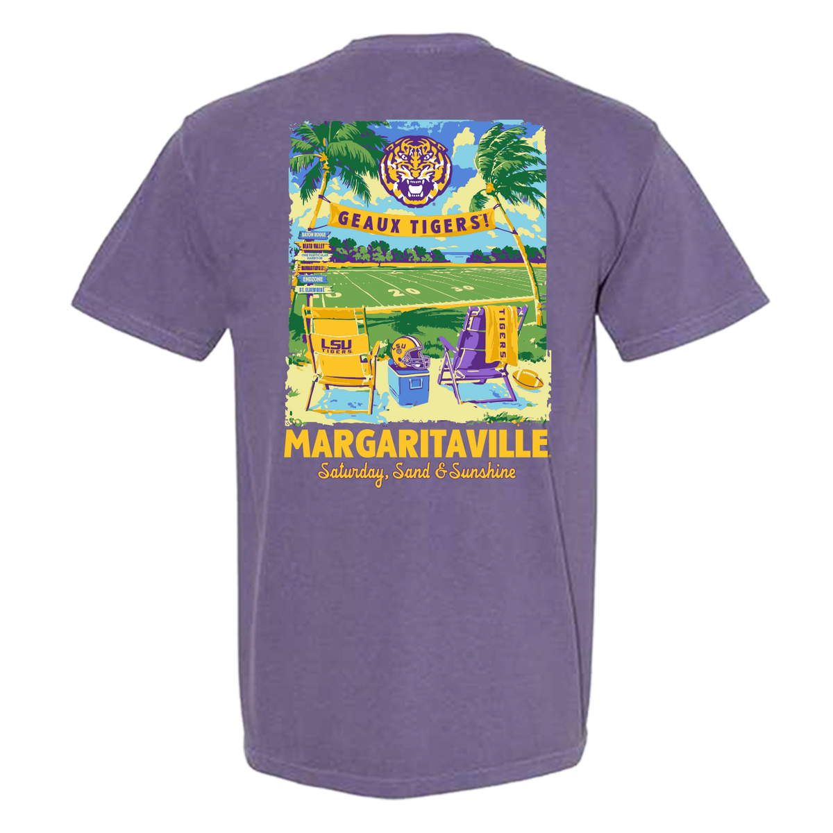 Margaritaville x LSU Tigers Collab Tailgate T-Shirt
