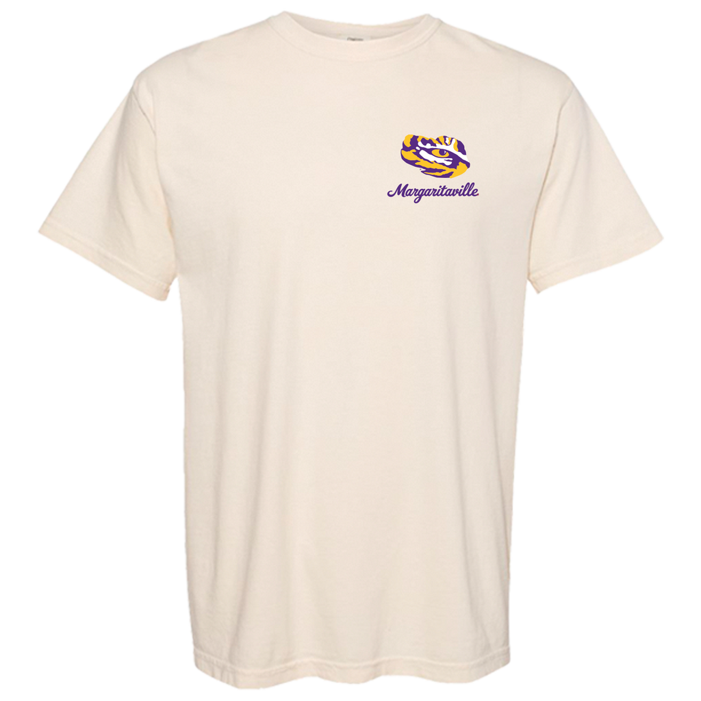 Margaritaville x LSU Tigers Collab Mascot T-Shirt