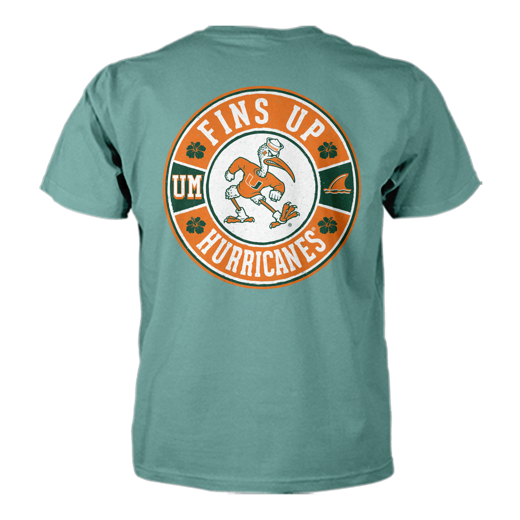 Margaritaville x Miami Hurricanes Collab Fins Up T-Shirt