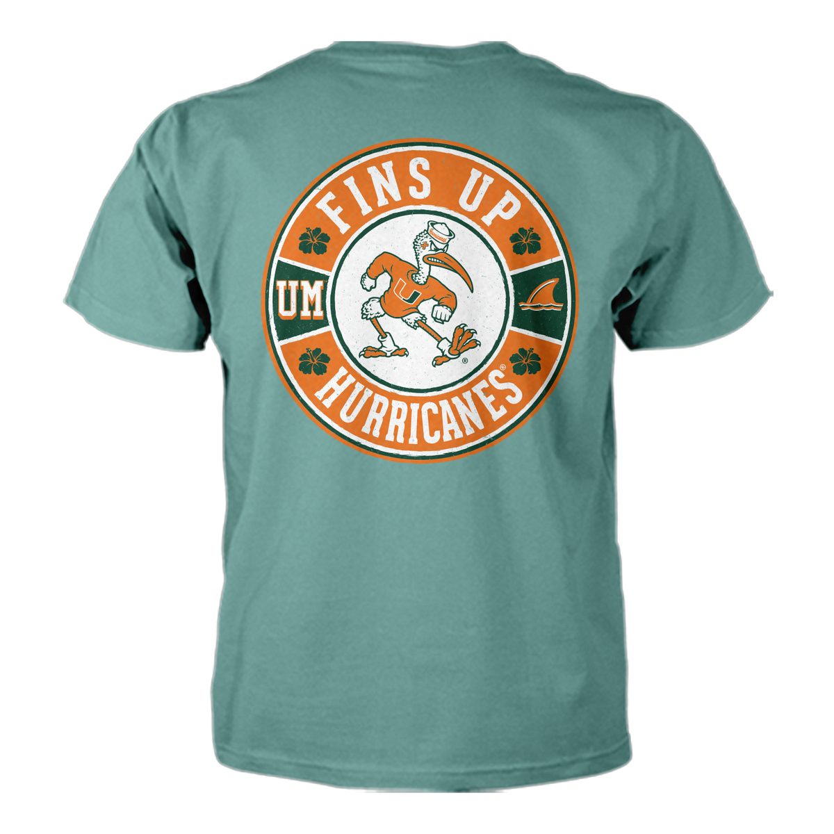 Margaritaville x Miami Hurricanes Collab Fins Up T-Shirt