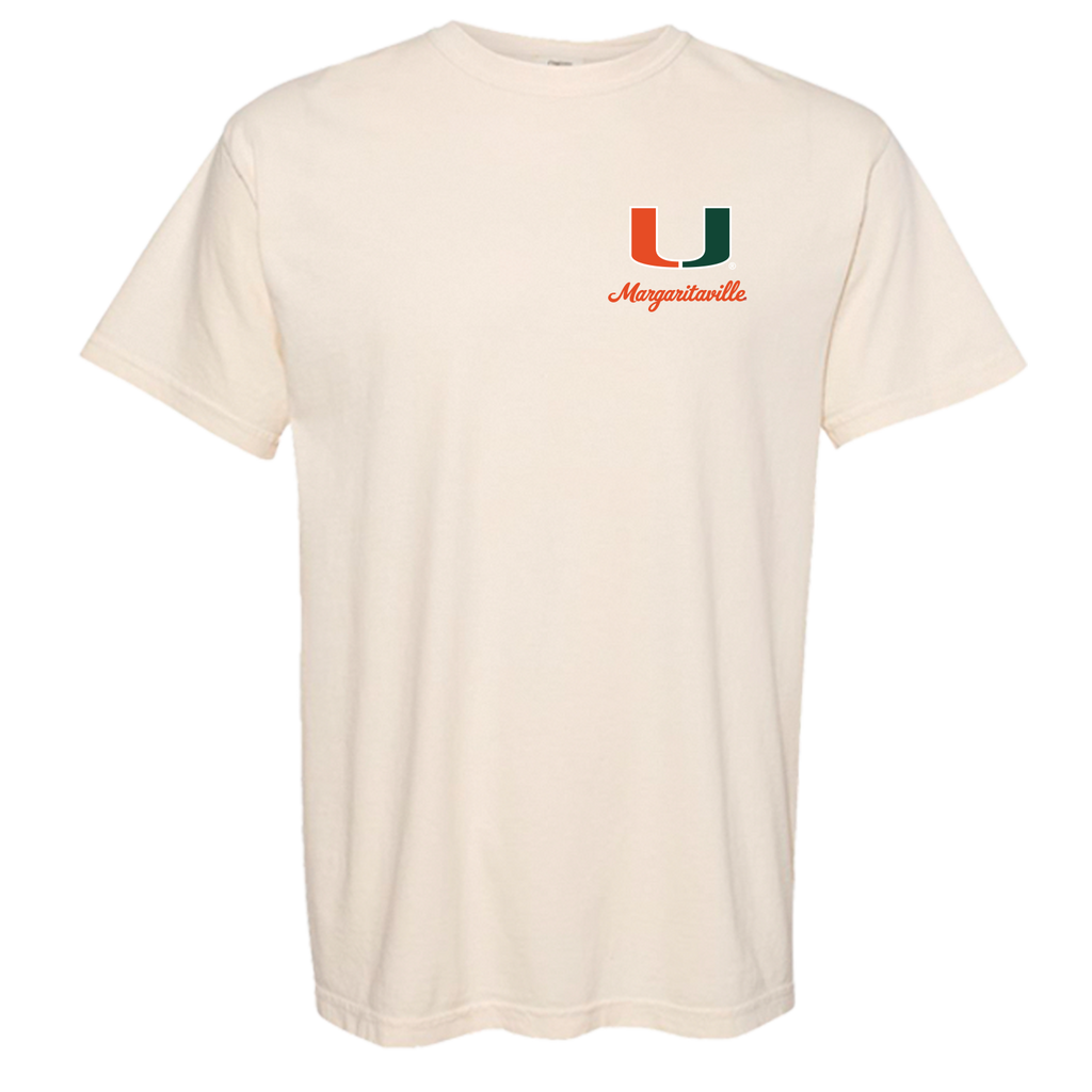 Margaritaville x Miami Hurricanes Collab Mascot T-Shirt