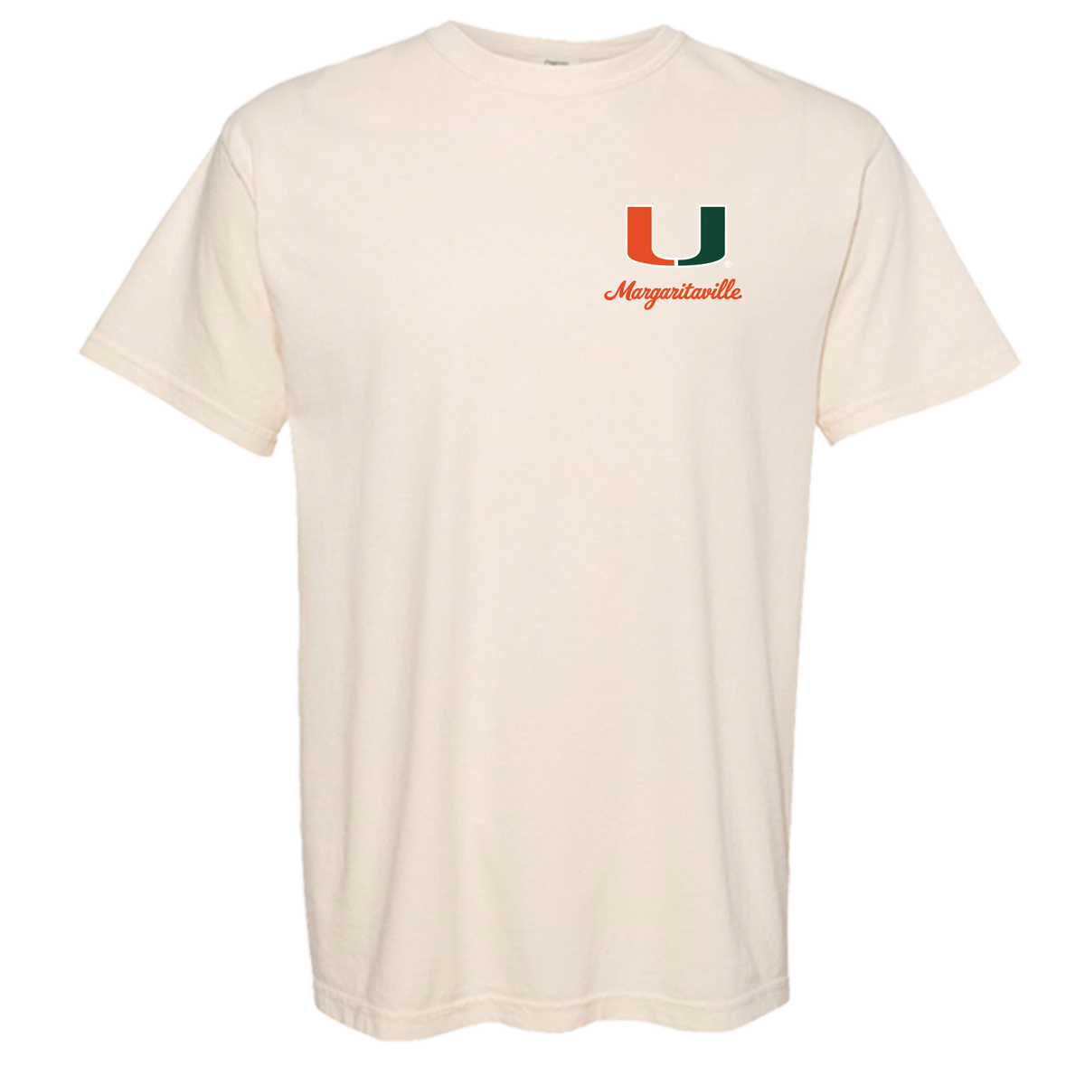 Margaritaville x Miami Hurricanes Collab Mascot T-Shirt