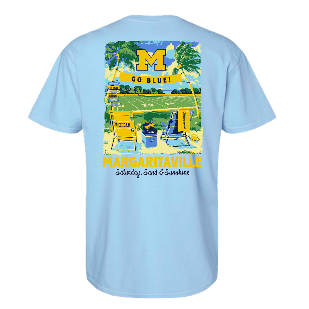 Margaritaville x Michigan Wolverines Collab Tailgate T-Shirt