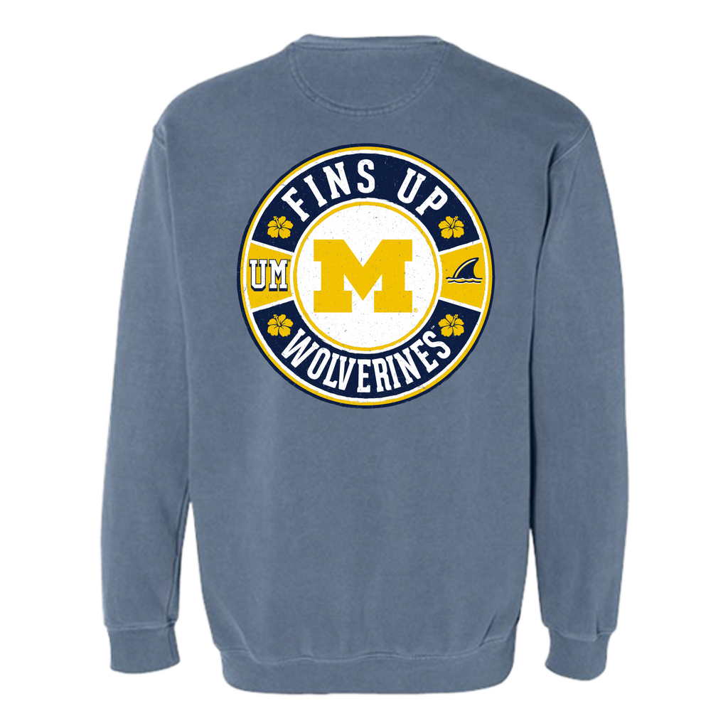 Margaritaville x Michigan Wolverines Collab Fins Up Crew