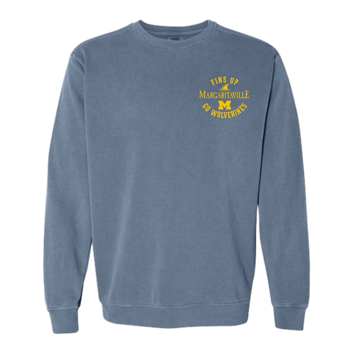 Margaritaville x Michigan Wolverines Collab Fins Up Crew