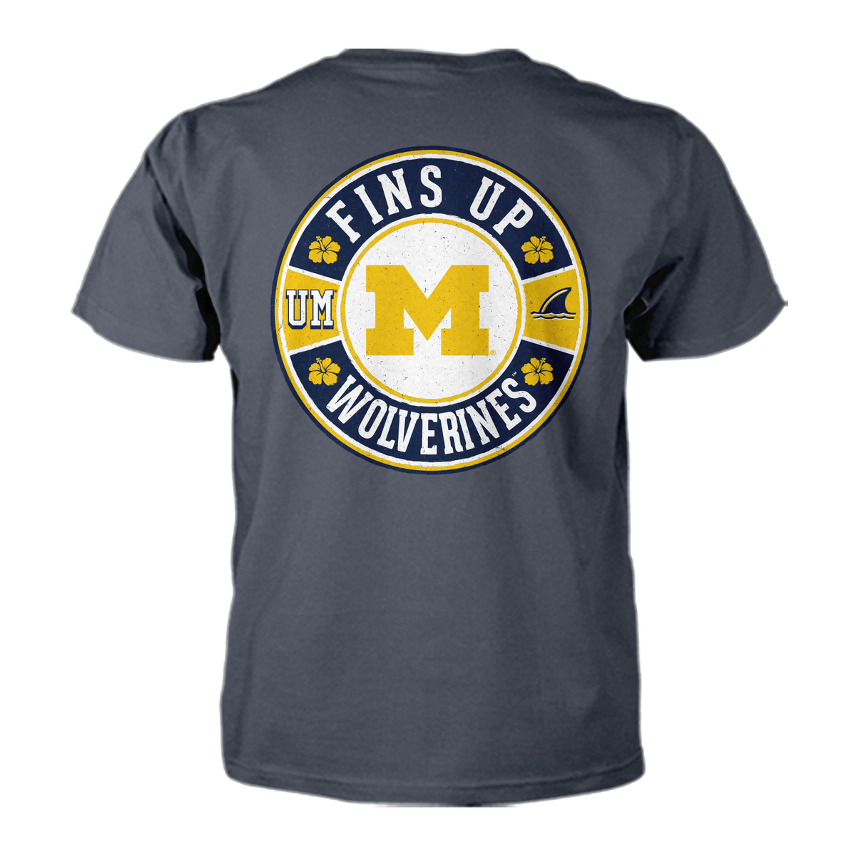 Margaritaville x Michigan Wolverines Collab Fins Up T-Shirt