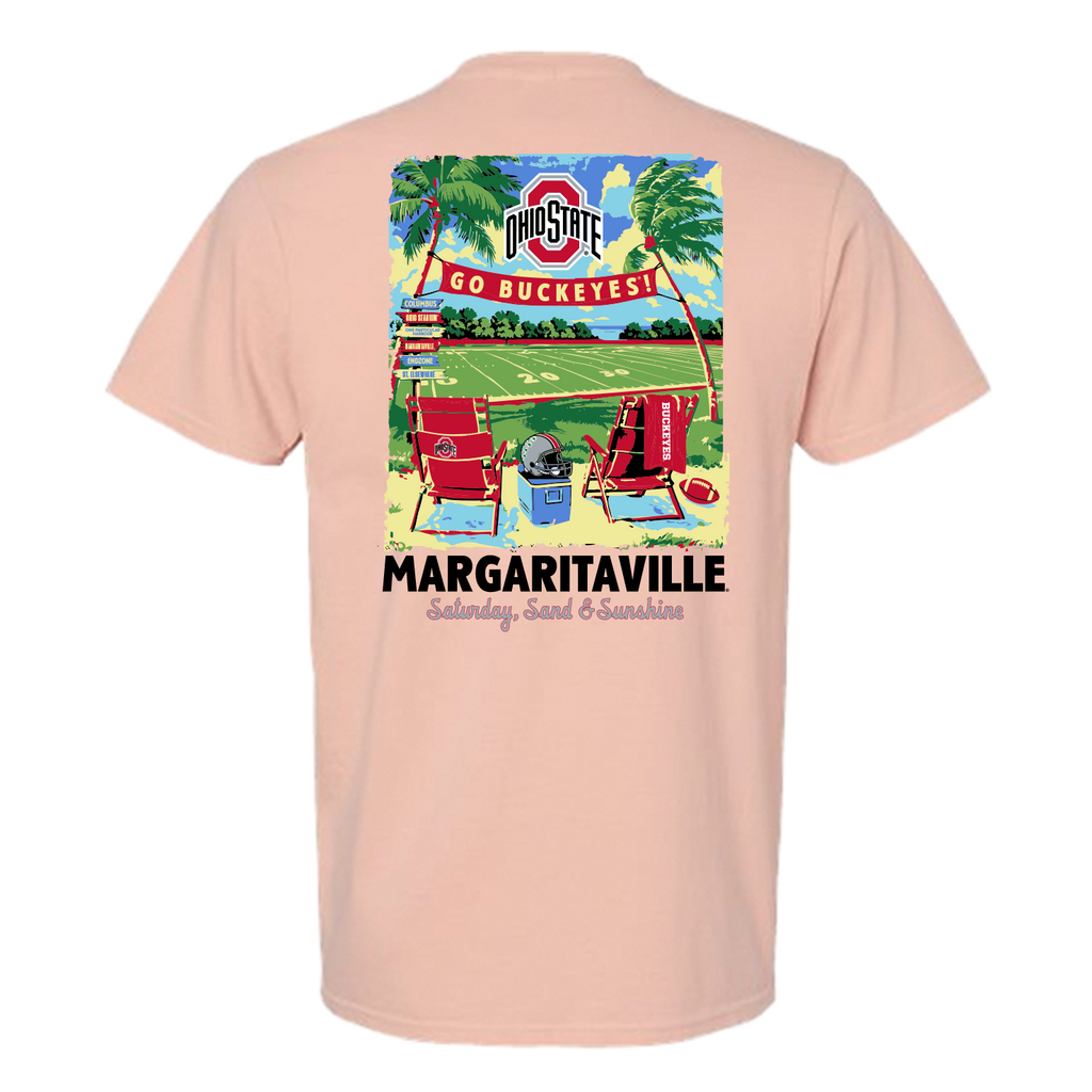 Margaritaville x Ohio State Buckeyes Collab Tailgate T-Shirt