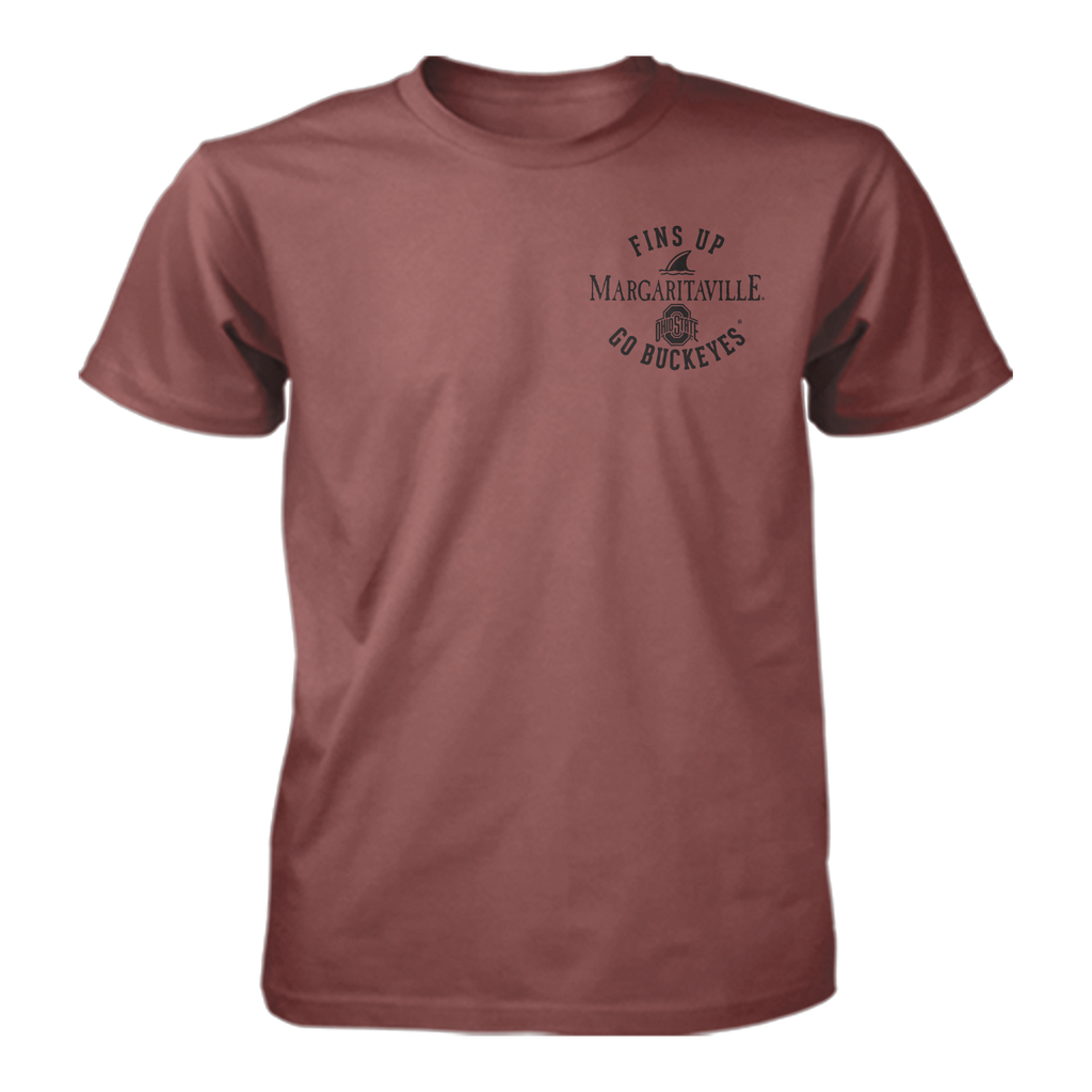 Margaritaville x Ohio State Buckeyes Collab Fins Up T-Shirt