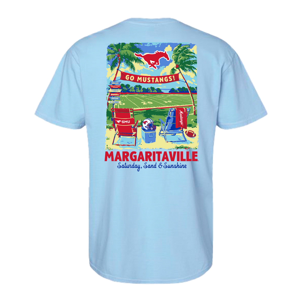 Margaritaville x SMU Mustangs Collab Tailgate T-Shirt