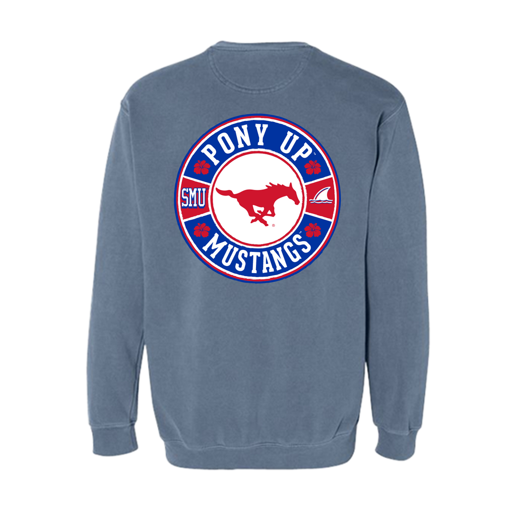 Margaritaville x SMU Mustangs Collab Fins Up Crew