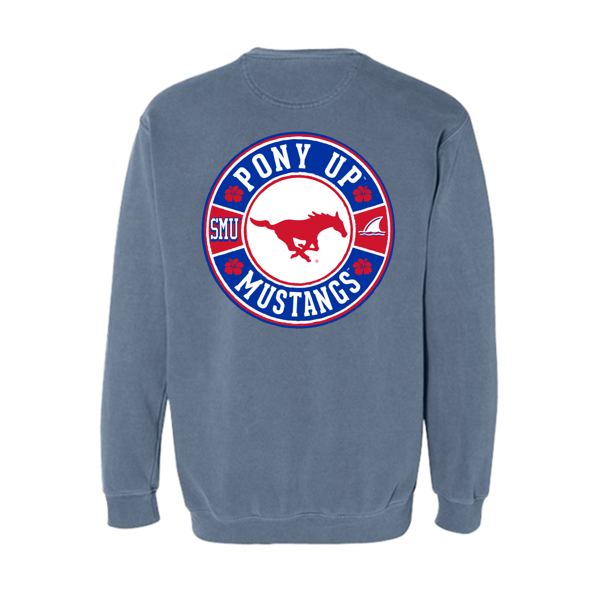 Margaritaville x SMU Mustangs Collab Fins Up Crew