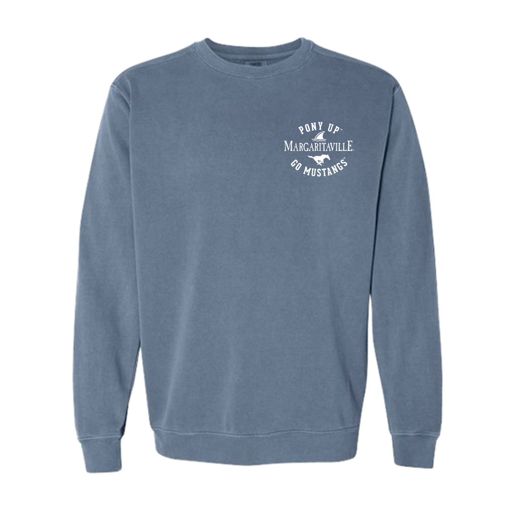 Margaritaville x SMU Mustangs Collab Fins Up Crew