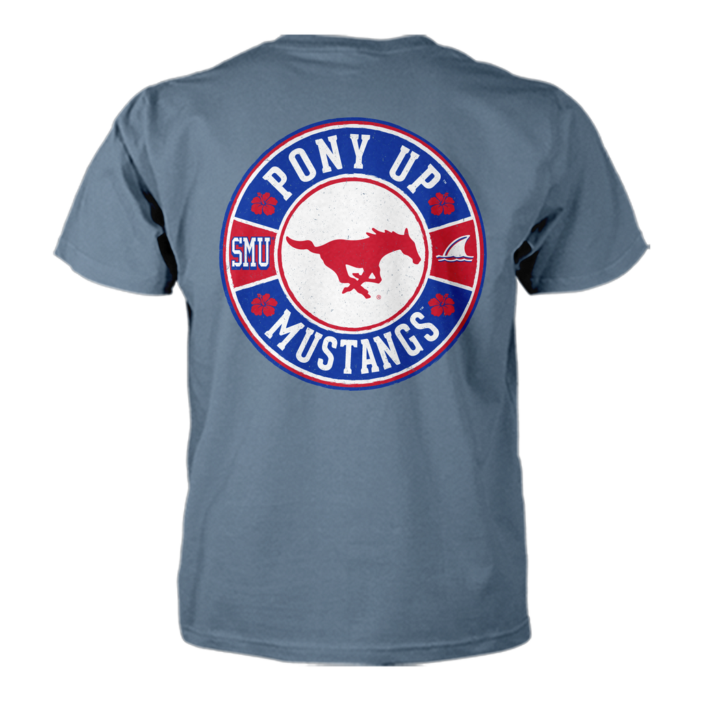 Margaritaville x SMU Mustangs Collab Fins Up T-Shirt