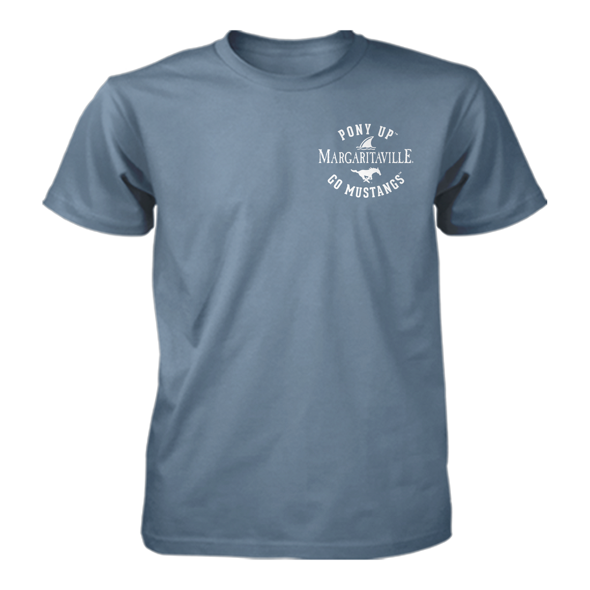 Margaritaville x SMU Mustangs Collab Fins Up T-Shirt