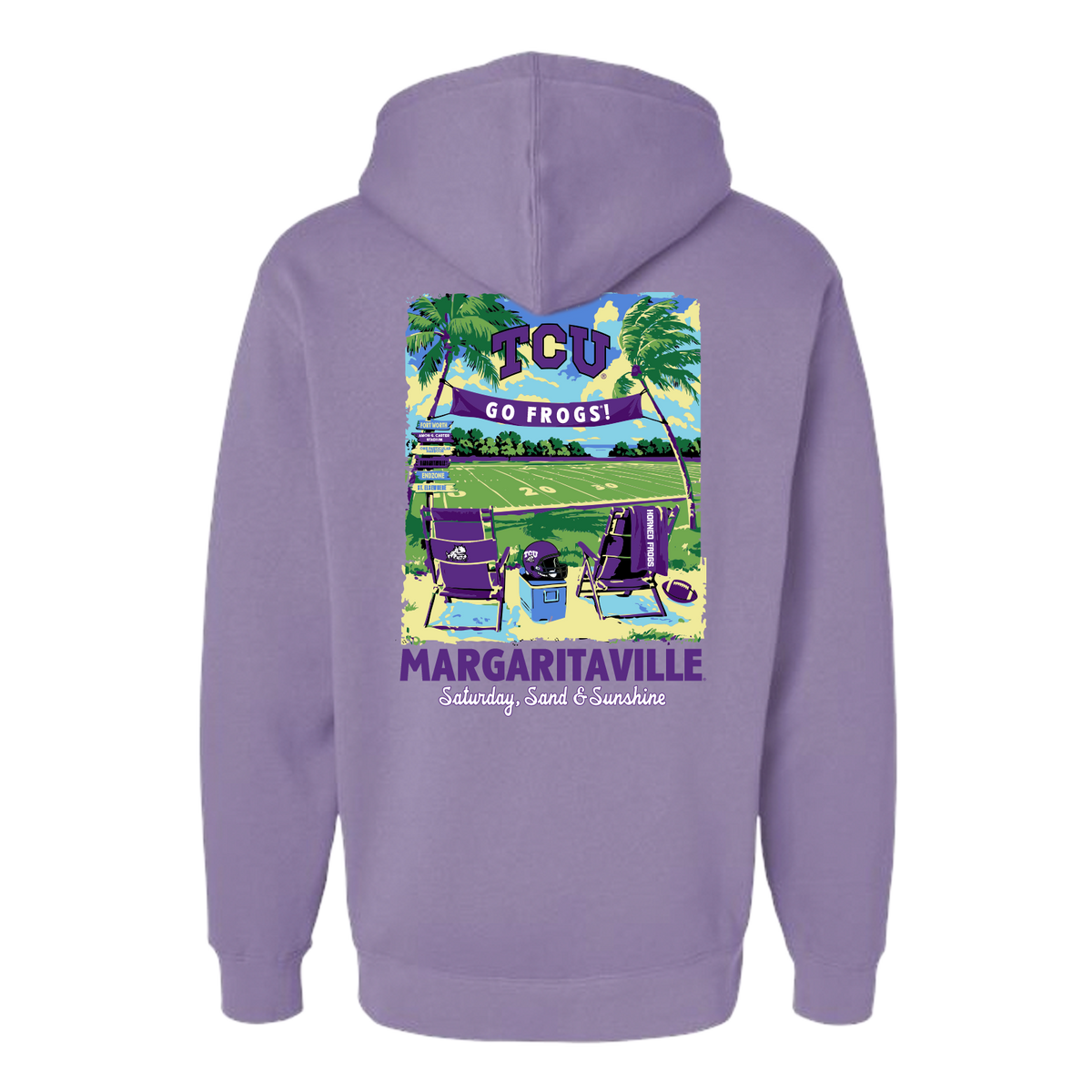 Margaritaville x TCU Horned Frogs Collab Tailgate Hoodie