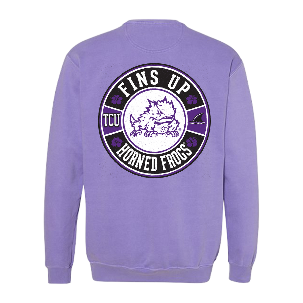 Margaritaville x TCU Horned Frogs Collab Fins Up Crew