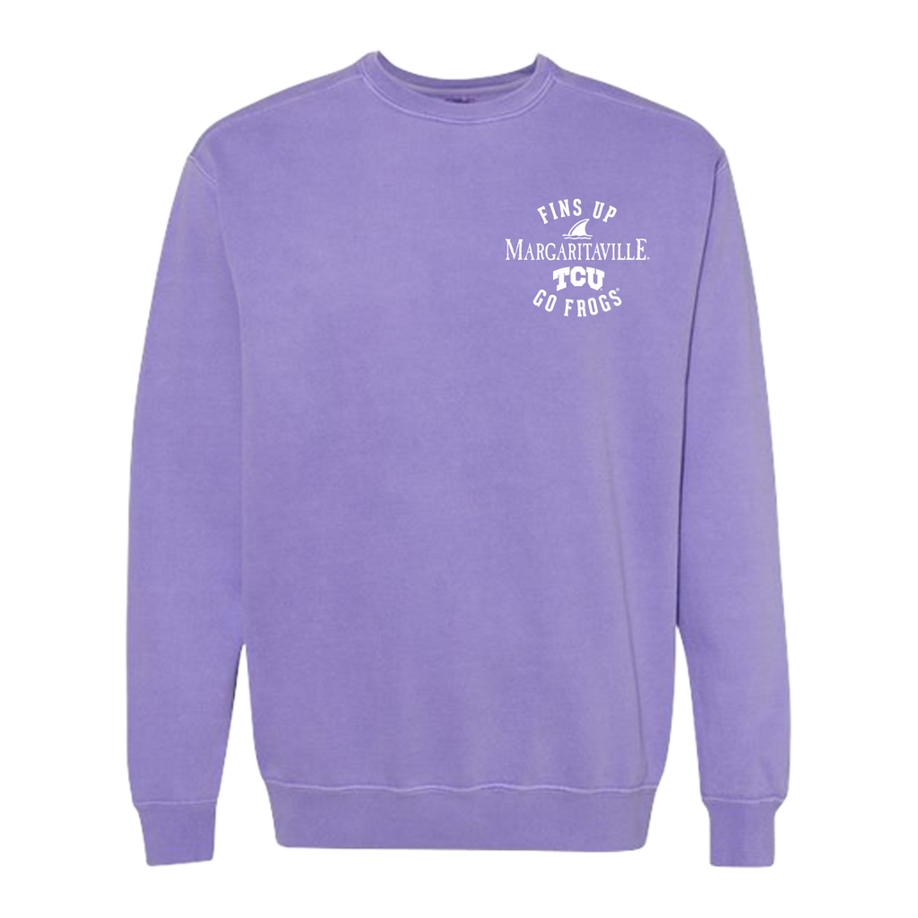 Margaritaville x TCU Horned Frogs Collab Fins Up Crew