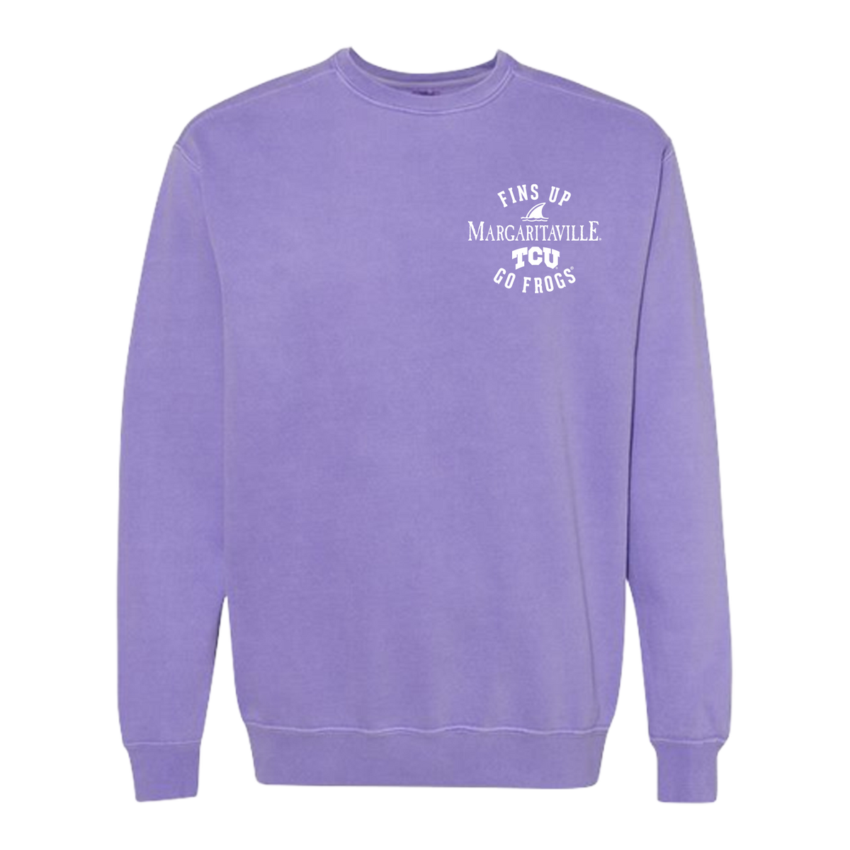 Margaritaville x TCU Horned Frogs Collab Fins Up Crew