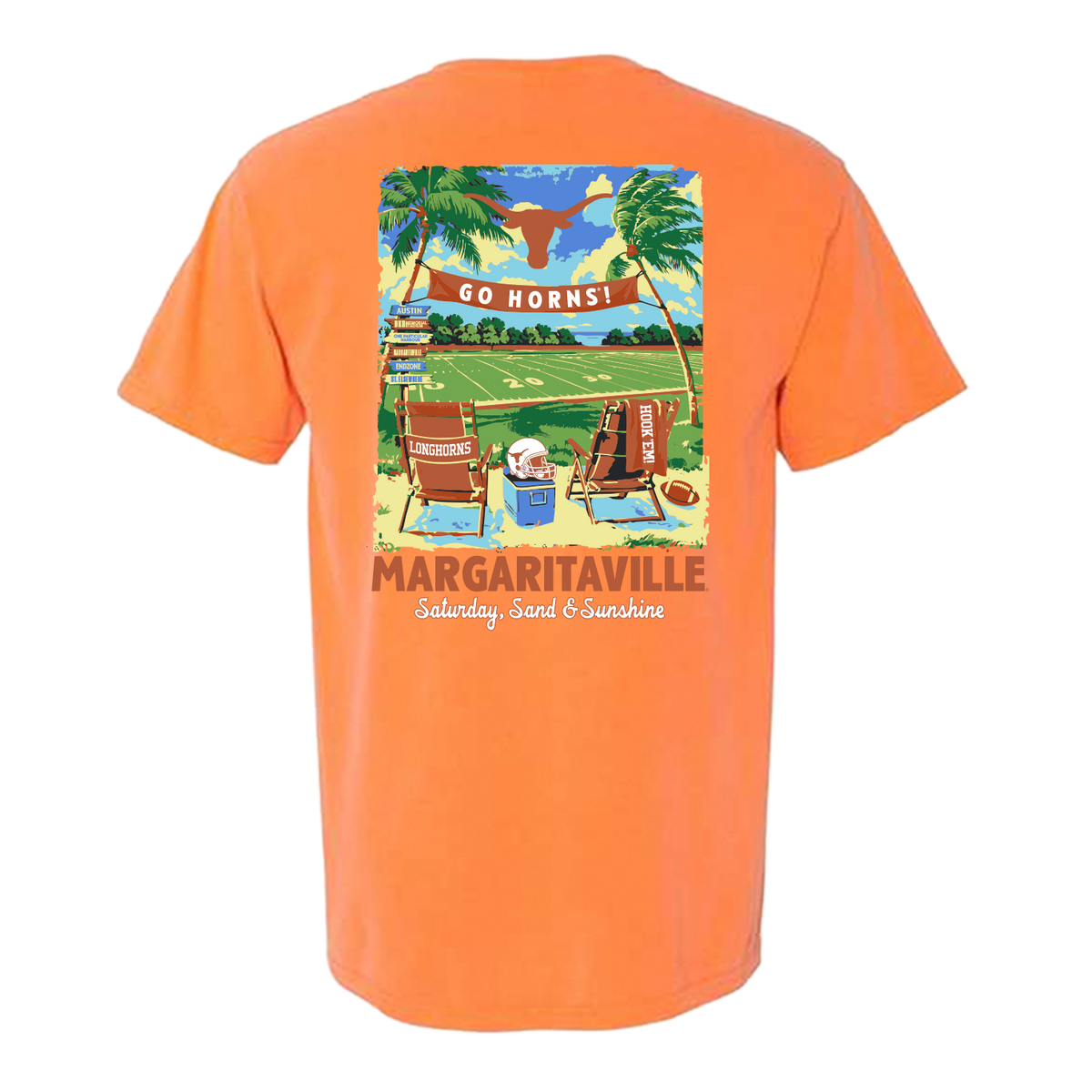 Margaritaville x Texas Longhorns Collab Tailgate T-Shirt