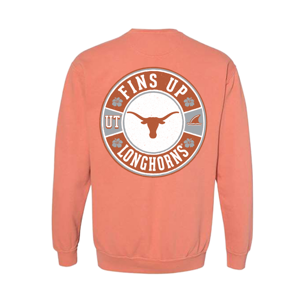 Margaritaville x Texas Longhorns Collab Fins Up Crew