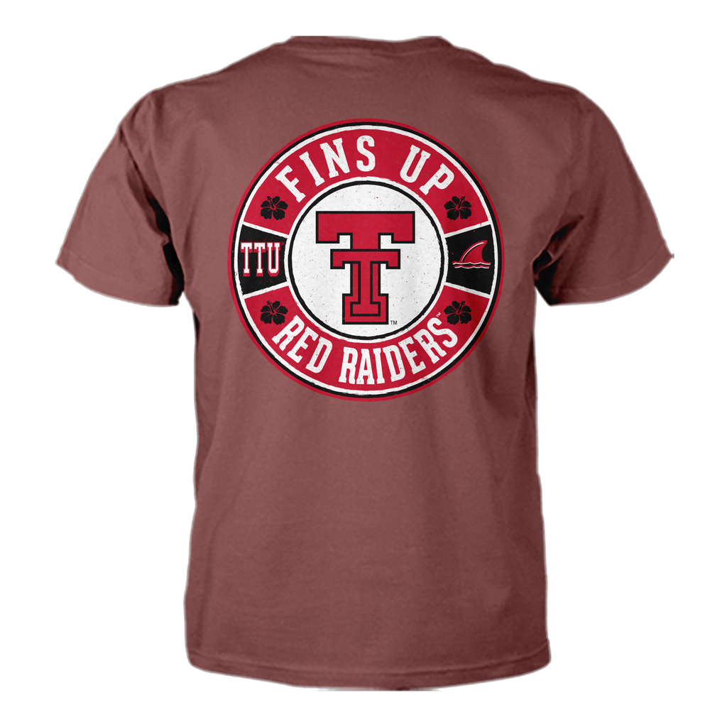 Margaritaville x Texas Tech Red Raiders Collab Fins Up T-Shirt