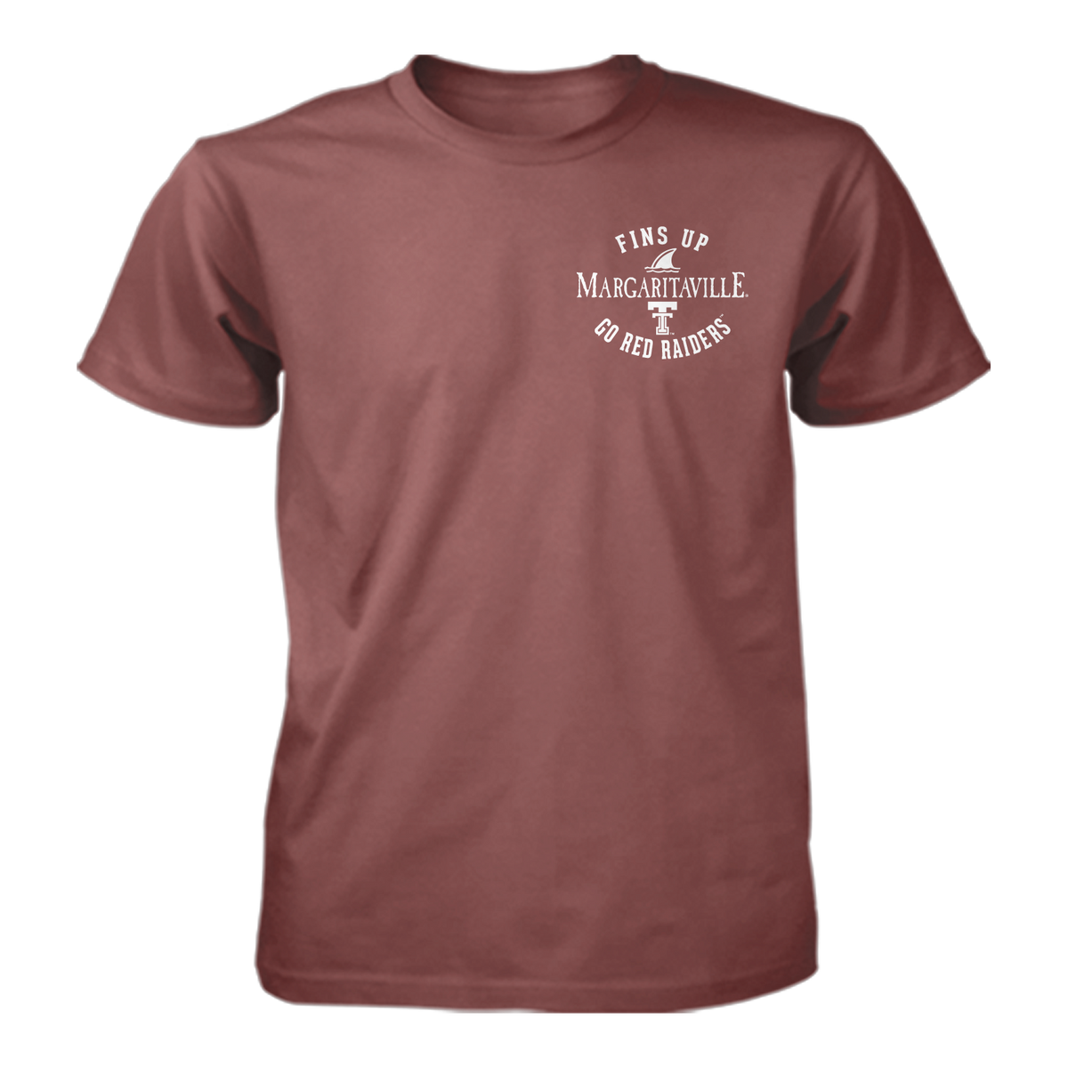 Margaritaville x Texas Tech Red Raiders Collab Fins Up T-Shirt