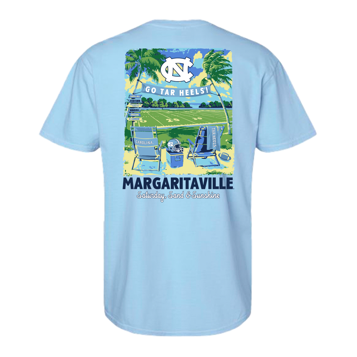 Margaritaville x North Carolina Tarheels Collab Tailgate T-Shirt