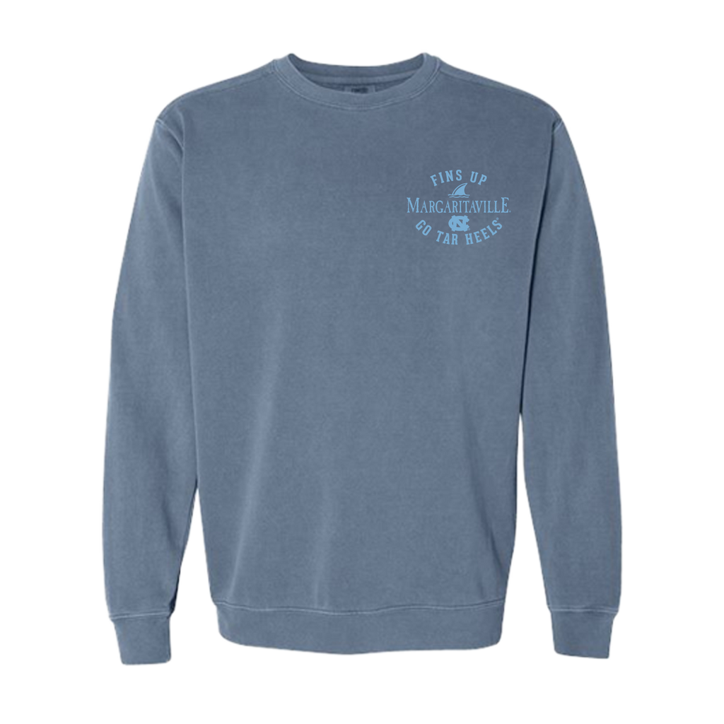 Margaritaville x North Carolina Tarheels Collab Fins Up Crew