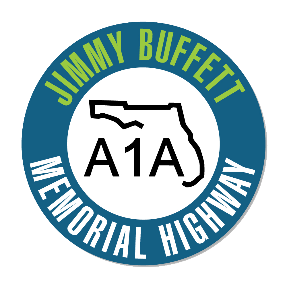 A1A Jimmy Buffett Memorial Highway Magnet