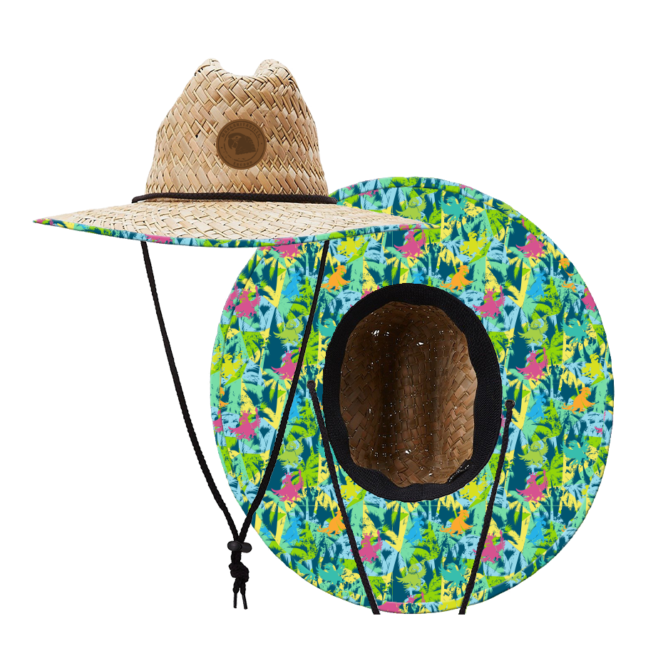 Bright Palm Lifeguard Hat