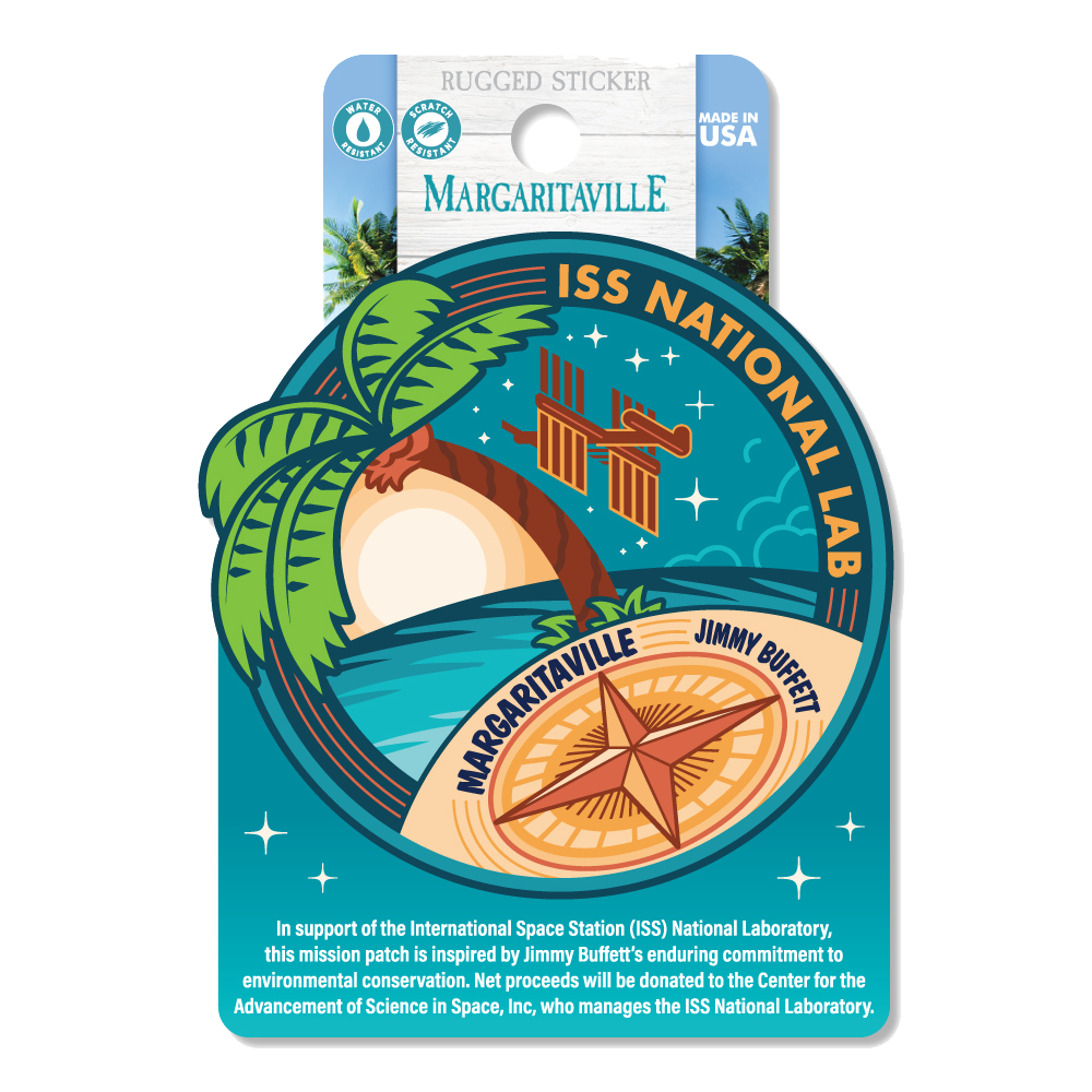 International Space Station x Margaritaville Sticker