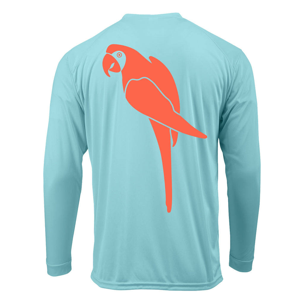 Adult Long Sleeve Sun Safe Shirts - Parrots