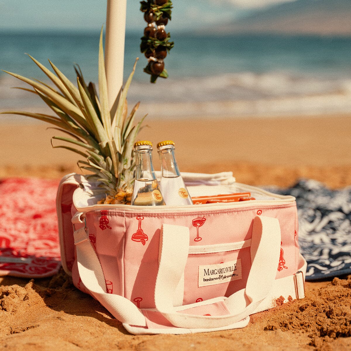 The Volcano Cooler Bag - Strawberry Daiquiri Marg