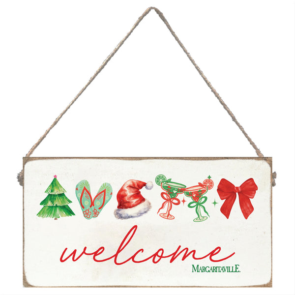 Christmas Welcome Sign