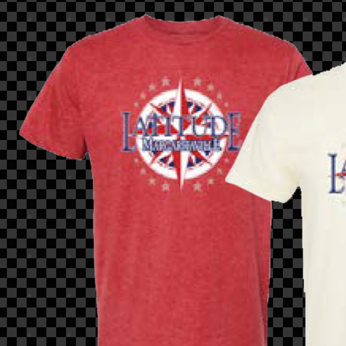 #21 POP-UP Latitude Compass T-shirt - RED