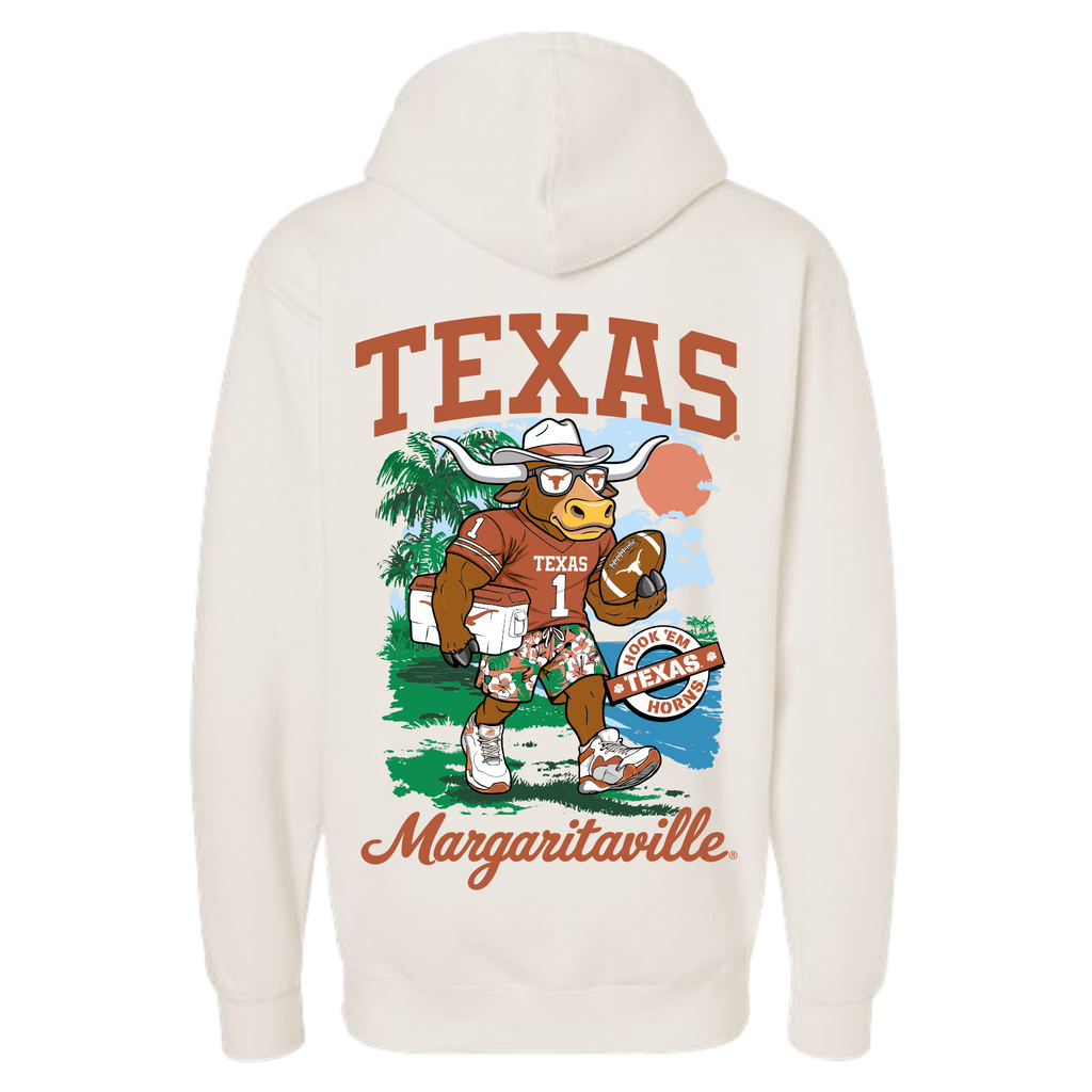 Margaritaville x Texas Longhorns Collab Mascot Hoodie