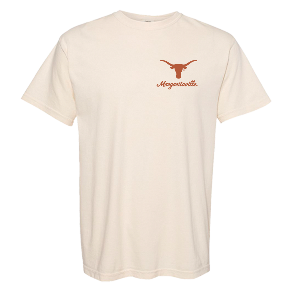 Margaritaville x Texas Longhorns Collab Mascot T-Shirt