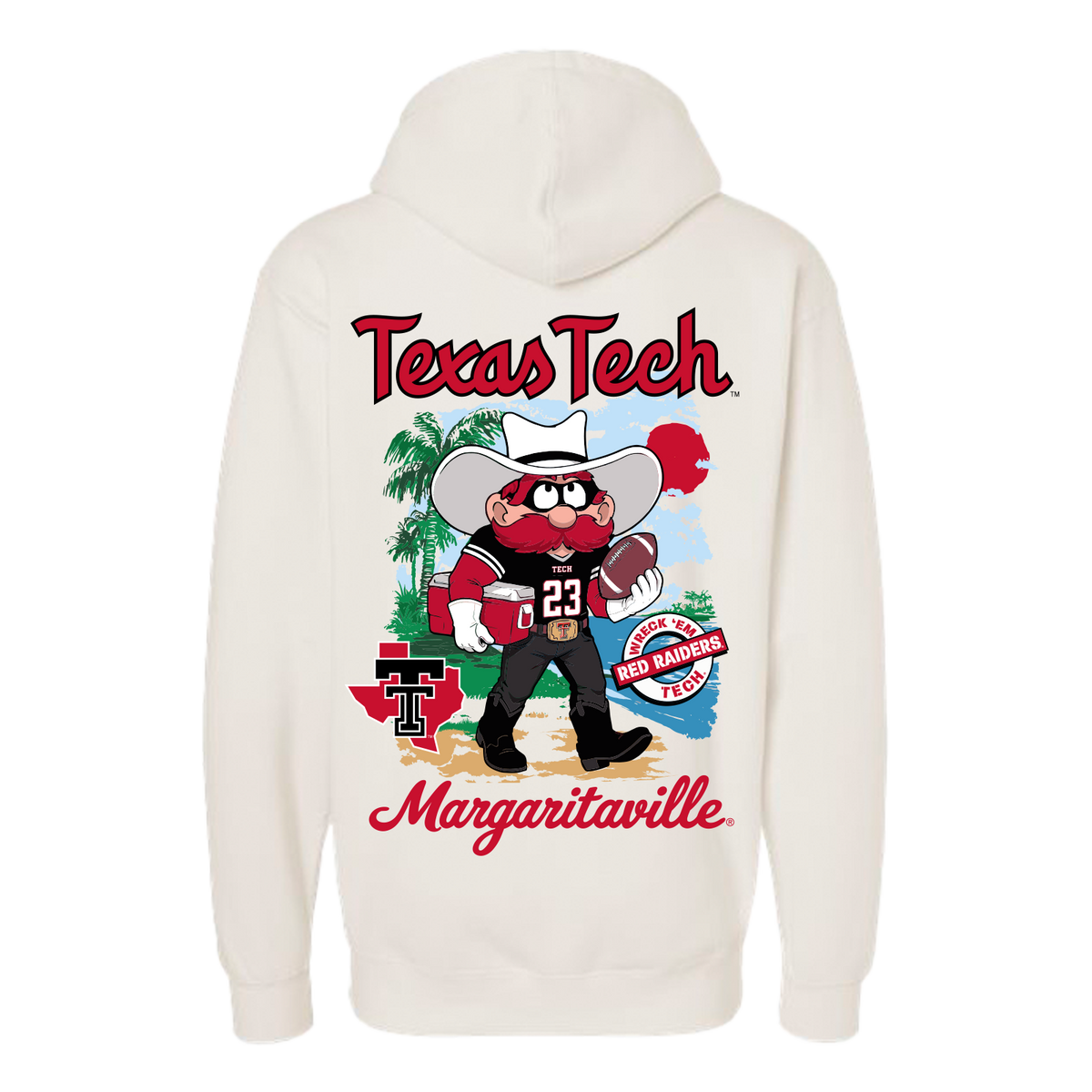 Margaritaville x Texas Tech Red Raiders Collab Mascot Hoodie