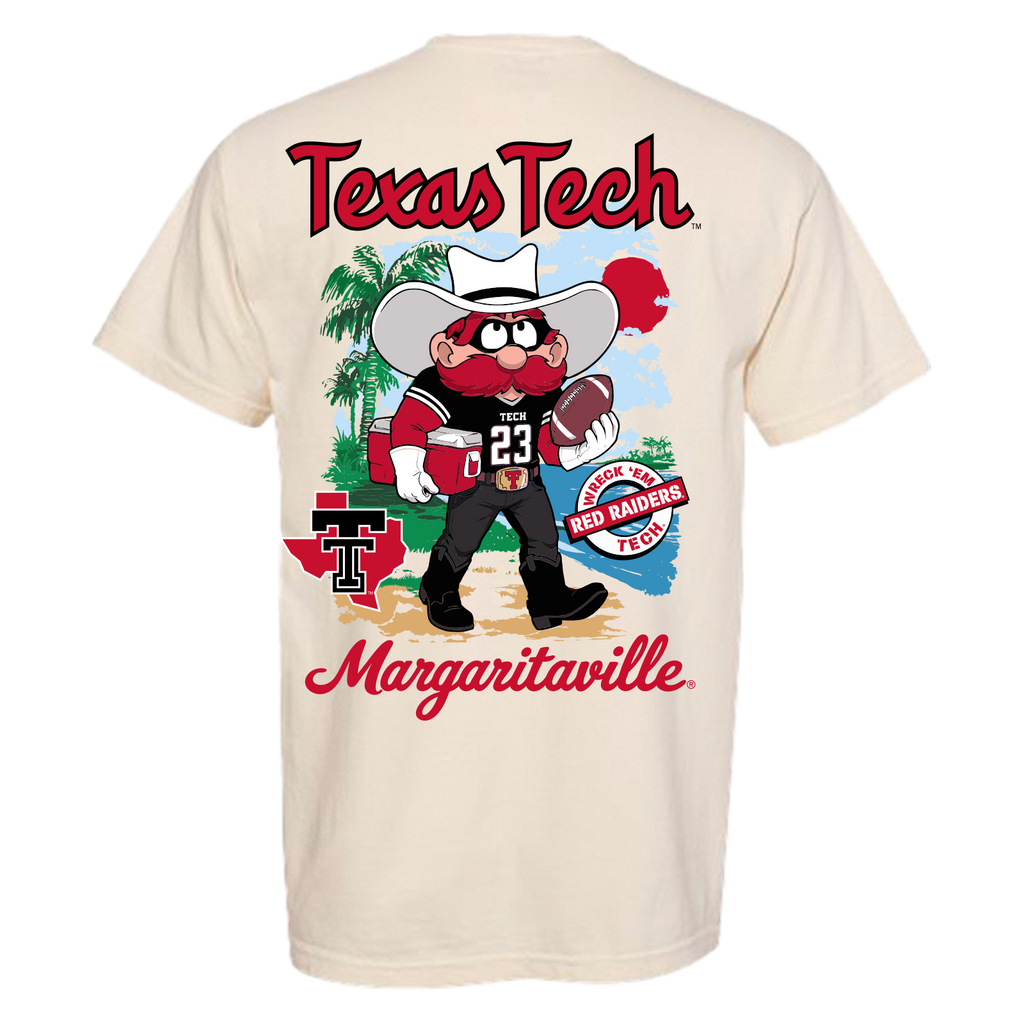 Margaritaville x Texas Tech Red Raiders Collab Mascot T-Shirt