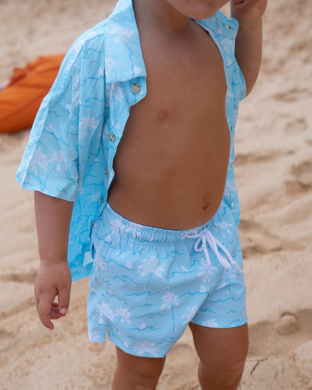 Margaritaville by Kenny Flowers - The Calm Before The Storm - Boys Hawaiian Shirt