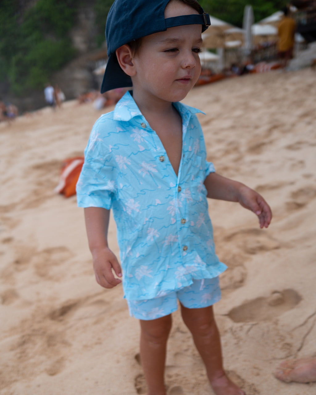 Margaritaville by Kenny Flowers - The Calm Before The Storm - Boys Hawaiian Shirt