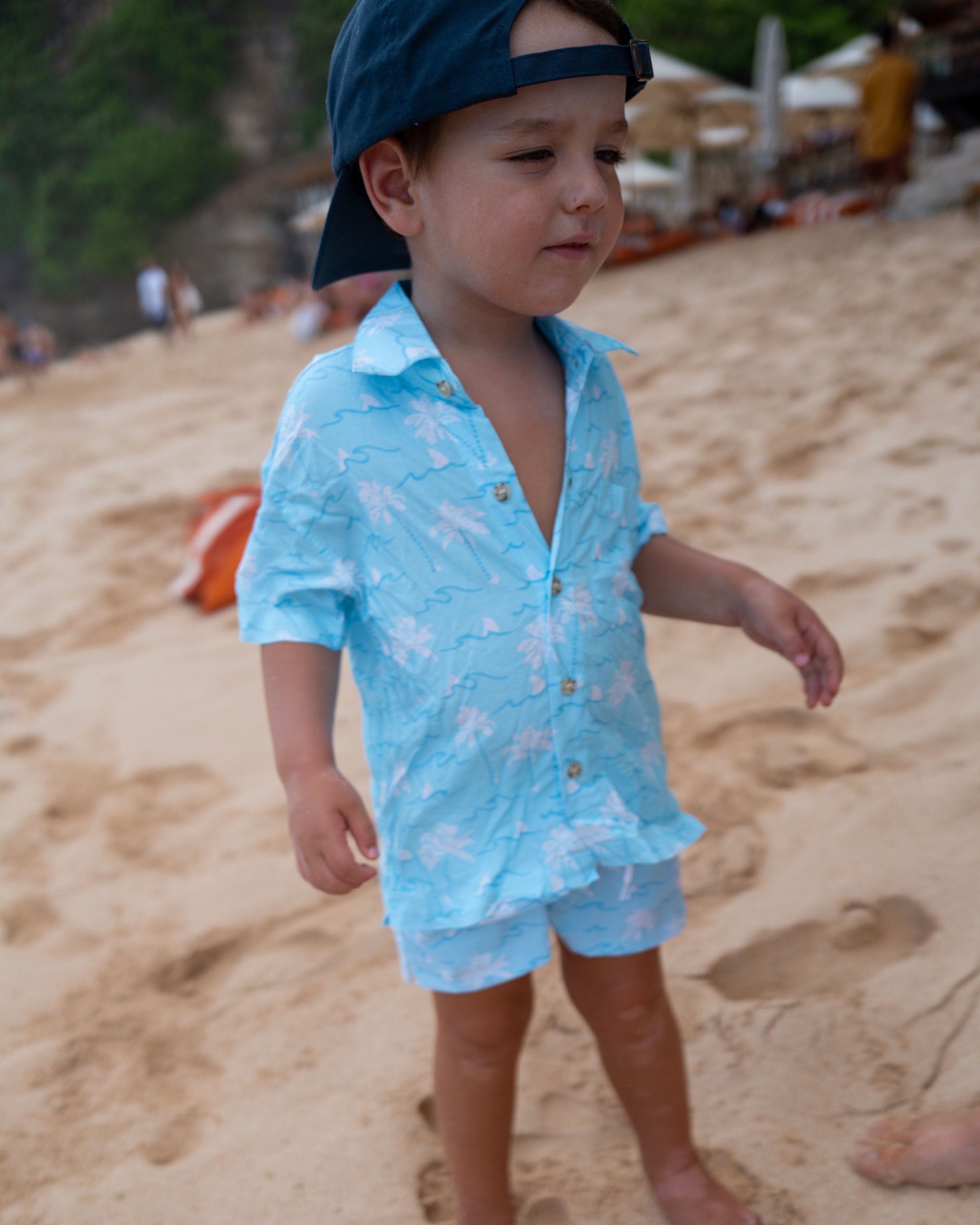 Margaritaville by Kenny Flowers - The Calm Before The Storm - Boys Hawaiian Shirt