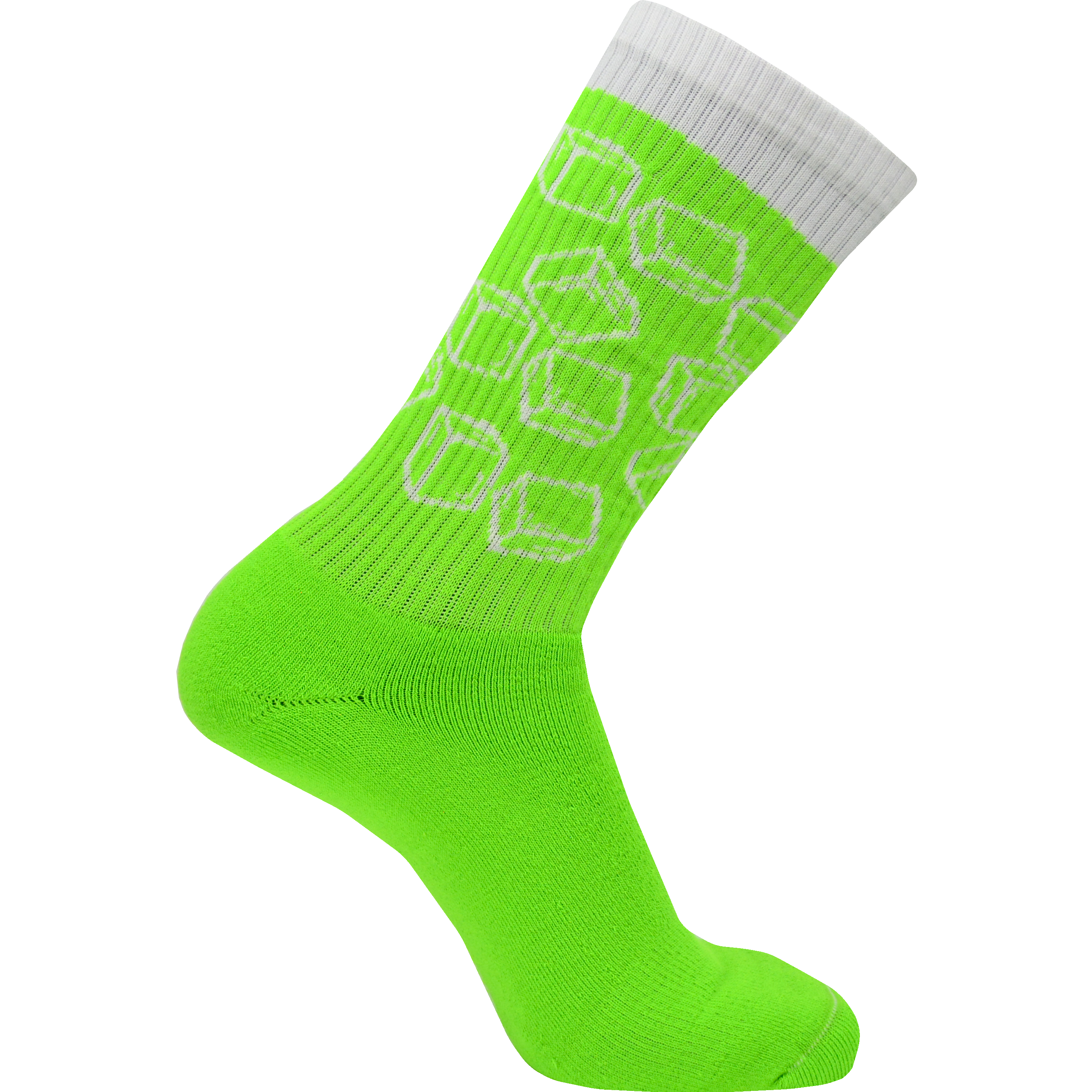 Cubes Crew Socks